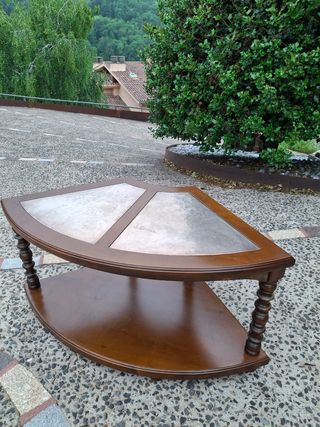 Mesa rinconera madera-metal