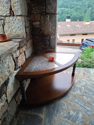 Mesa rinconera madera-metal