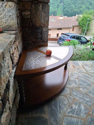 Mesa rinconera madera-metal