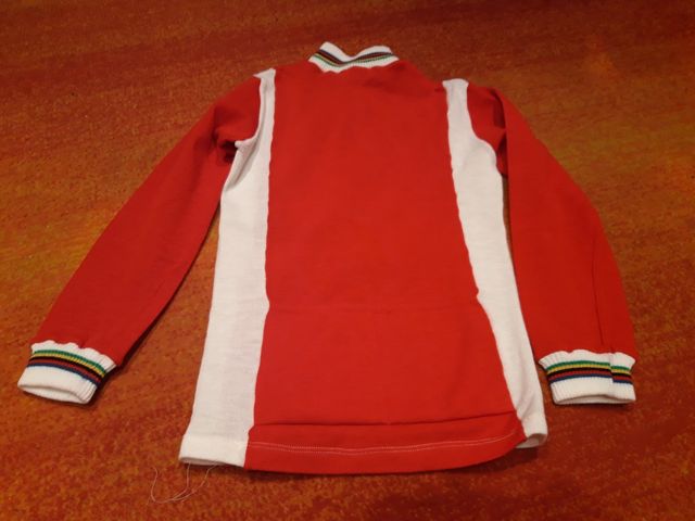 Maillot ciclismo retro lana XS