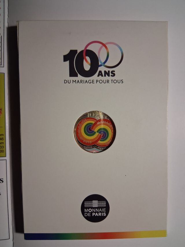 Moneda 10 años Matrimonio Igualitario