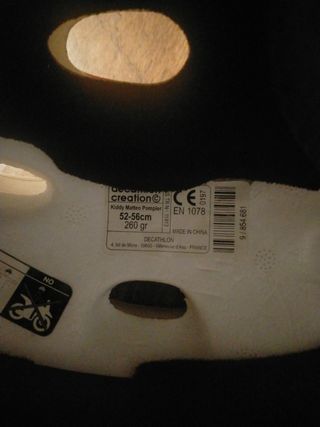 Casco bici niño Mateco