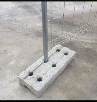 Pie de valla móvil hormigón - 32kg