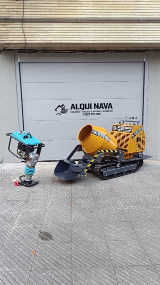 Moto hormigonera de orugas 