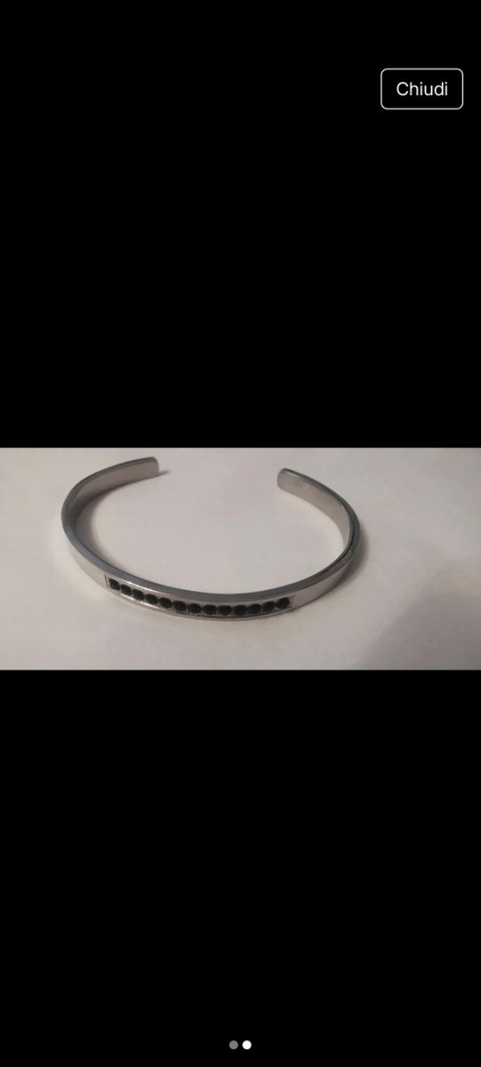 Bracciale Morellato uomo acciaio nero