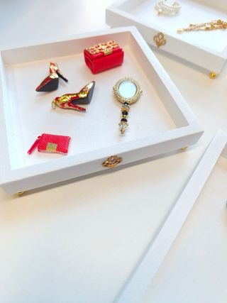 Mini Bandejas organizadoras accesorios de Muñecas