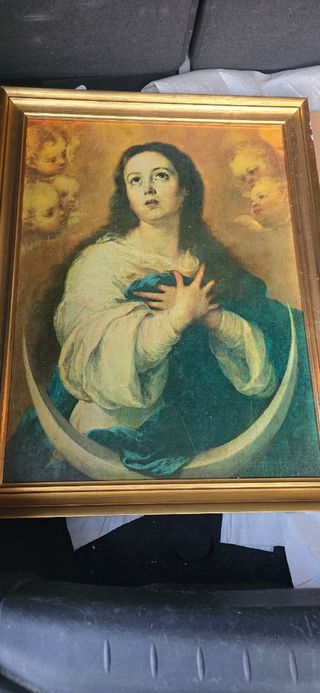 Cuadro antiguo Virgen María