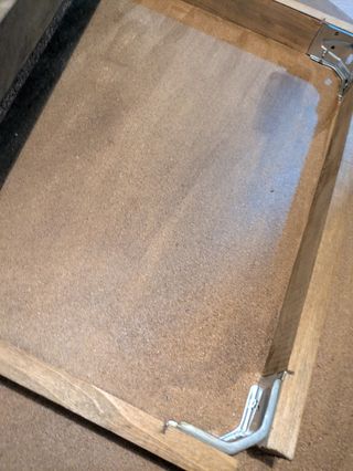 Mesa camilla madera marrón