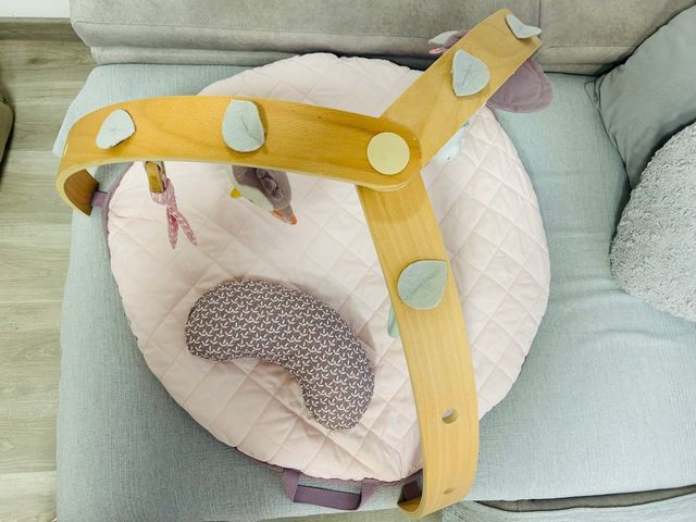 Manta Gimnasio bebé de madera arco juguetes