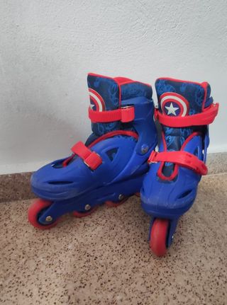 Patines infantiles Capitán América