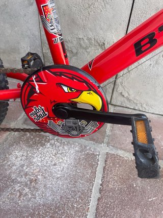 Bicicleta niño B'Twin 20" roja