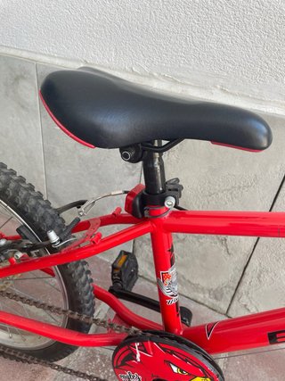 Bicicleta niño B'Twin 20" roja
