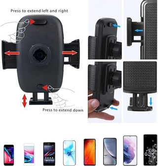 FLAIDO Soporte doble teléfono para soporte coche