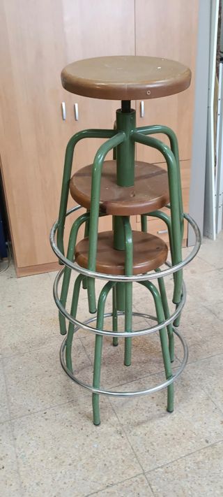 Taburete silla vintage dibujo