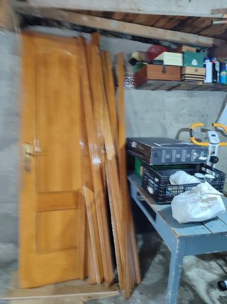 Puerta madera maciza roble