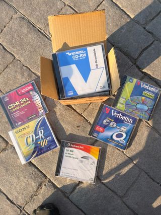 Lote CDs vírgenes (Sony, Verbatim...)