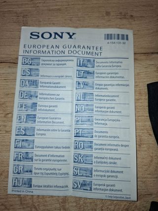 Gafas 3D Sony