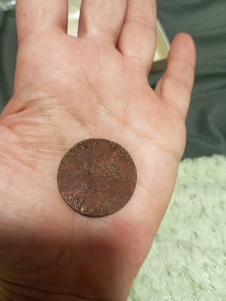 Moneda antigua de cobre