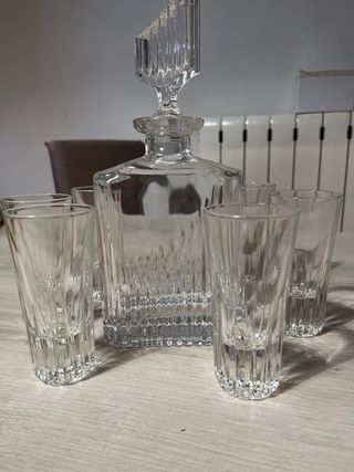 Caraffa & bicchieri liquore vintage