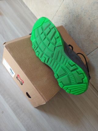 Zapato Worth de seguridad - Gris/Verde