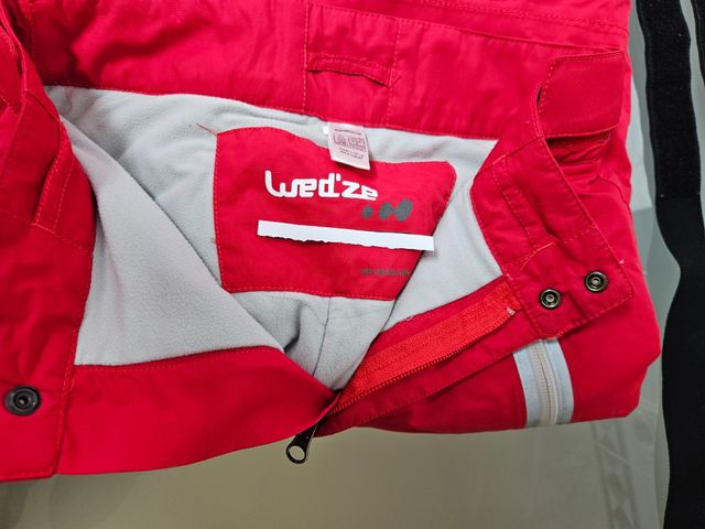 Pantalones nieve niño rojos