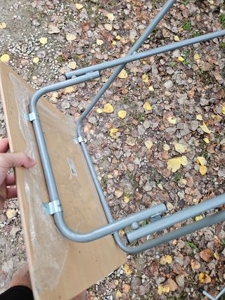 Mesa plegable + 2 sillas