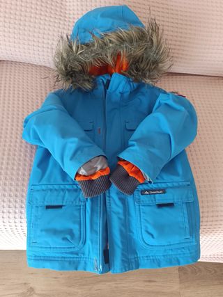 Chaqueta Quechua niño 4-5 años impermeable