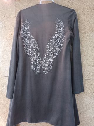 Conjunto TERIA YABAR - Top y Chaqueta Gris