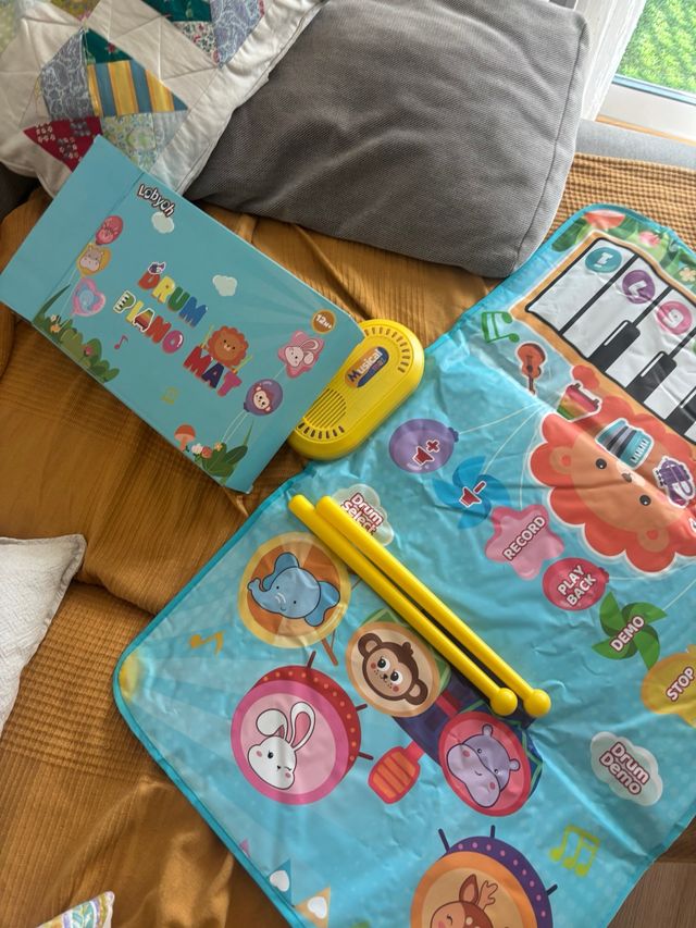Alfombra Piano Infantil + Tambor