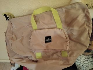 Mochila plegable Beige