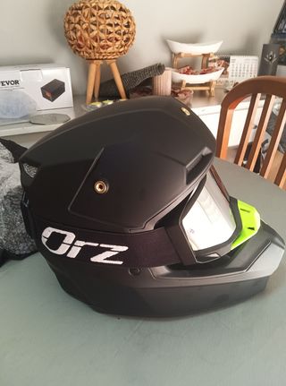 Casco ORZ Motocross Negro