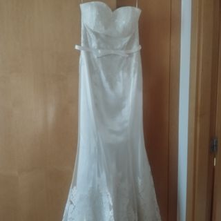 Vestido novia sirena blanco