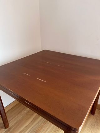 Mesa madera extensible 90x90