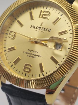Reloj Jacob Zech automático dorado