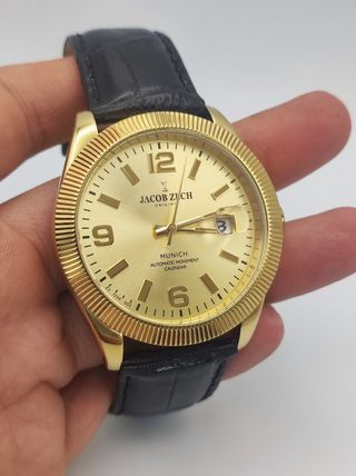 Reloj Jacob Zech automático dorado