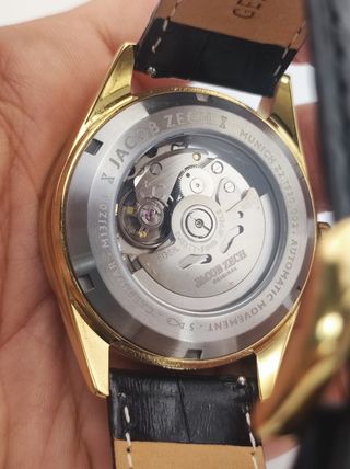 Reloj Jacob Zech automático dorado