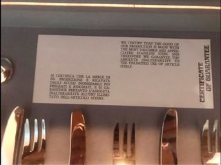 servizio posate inox frutta/dolceper 12 per. GNutt