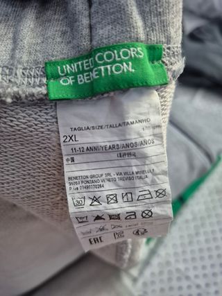 Chandales benneton unisex