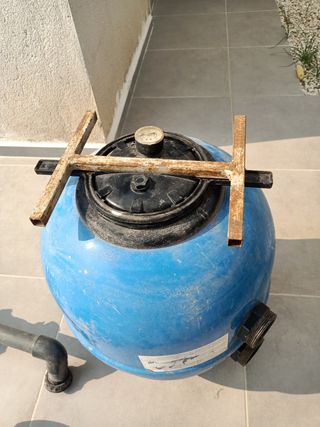 Filtro piscina: arena, bomba y selector