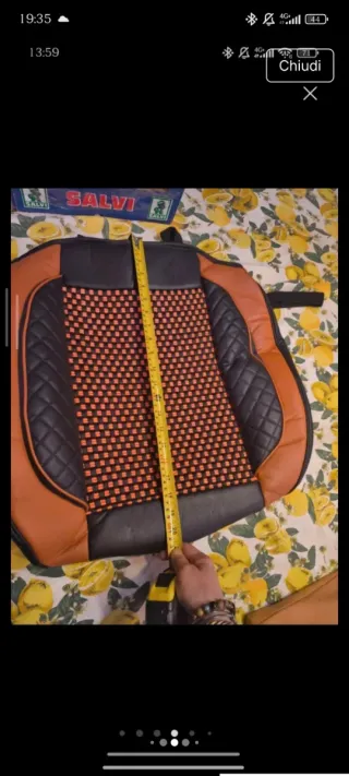 Coprisedile auto - Nero Arancio