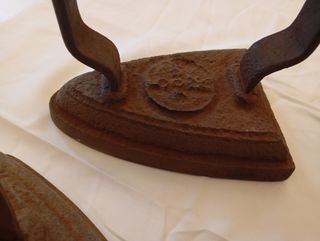 2 Planchas Hierro Vintage Antiguas