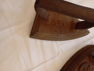 2 Planchas Hierro Vintage Antiguas