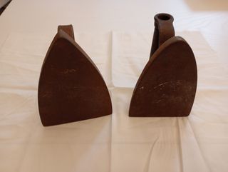 2 Planchas Hierro Vintage Antiguas