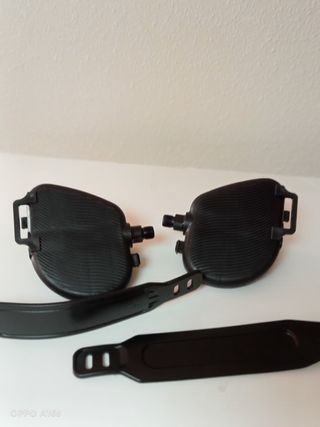 Pedales bici c/correas a estrenar