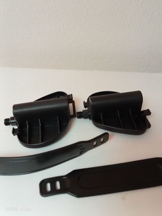 Pedales bici c/correas a estrenar