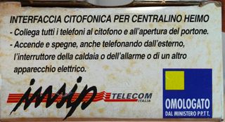 Interfaccia Citofonica Satellite Heimo