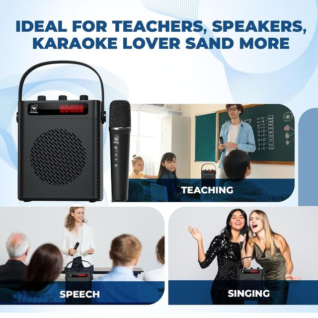 Amplificador portátil con Micrófono NUEVO
