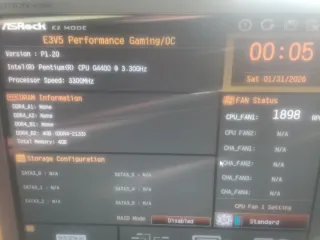 Placa base ASRock Fatal1ty Z170 E3V5, PentiumG4400