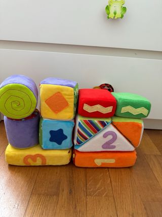 Bloques de tela para bebé