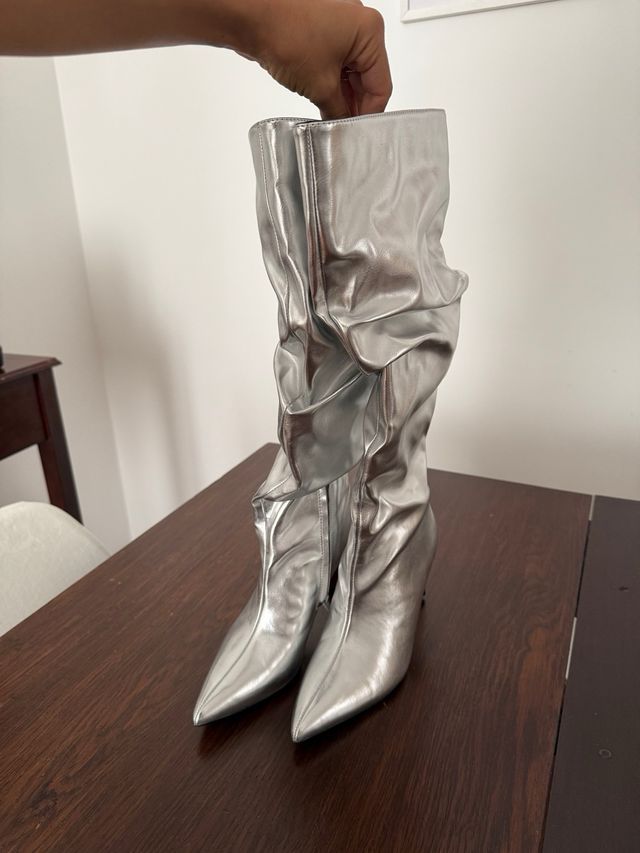 Stivali Stivagli argento tg.36